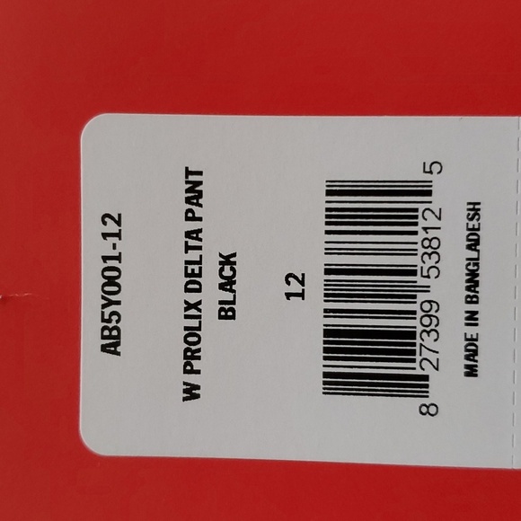 The North Face Prolex Delta Fliight Series Womens Black Pants sz 12 - Picture 5 of 11